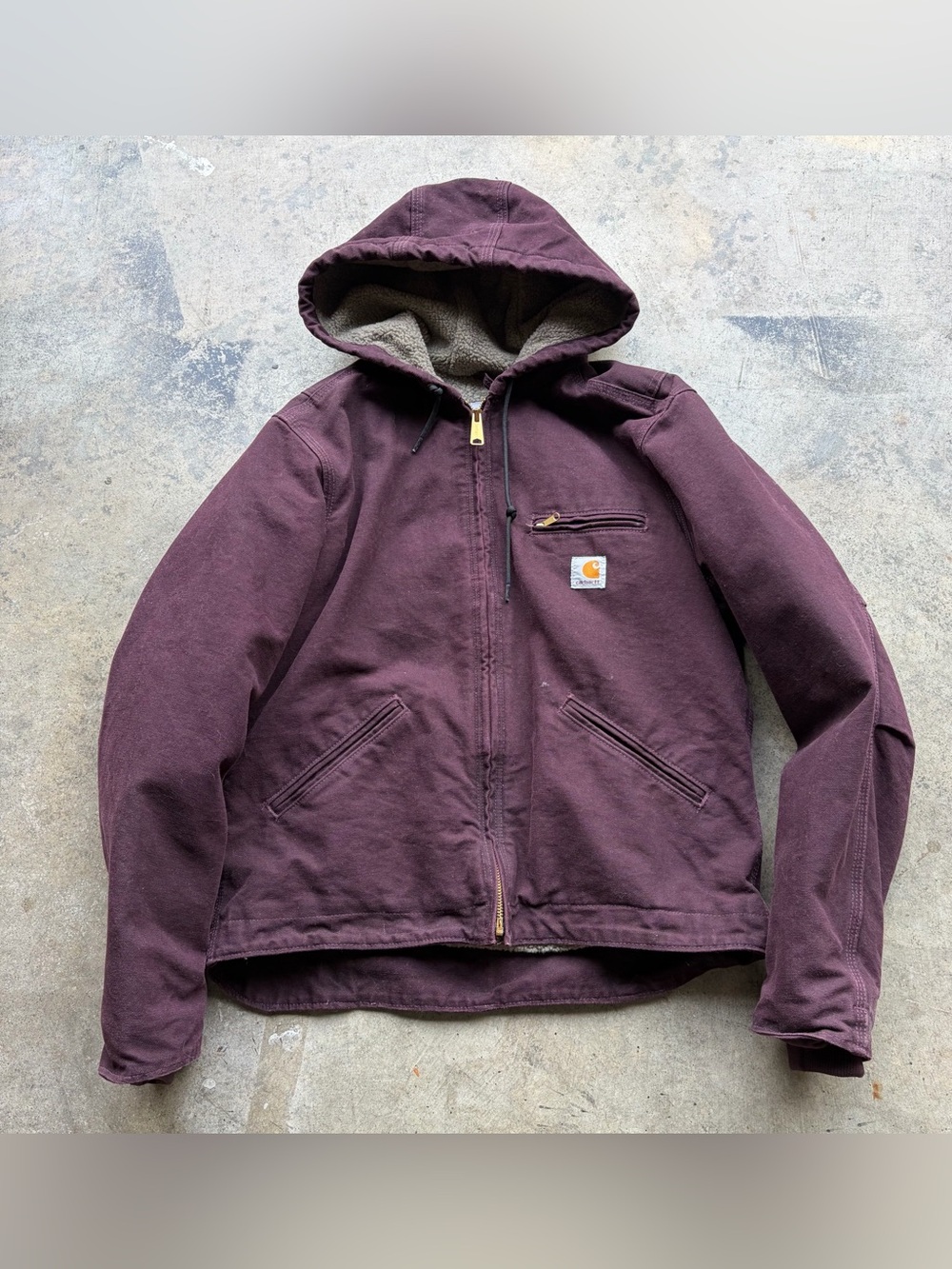 Carhartt WOMENS WJ141 DWN Purple/Plum Sierra Work Jacket Coat